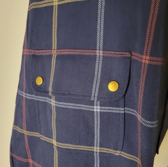 J Crew Women's Relaxed Printed Pocket Dress - Size (14) - Excellent Condition - Picture 5 of 10